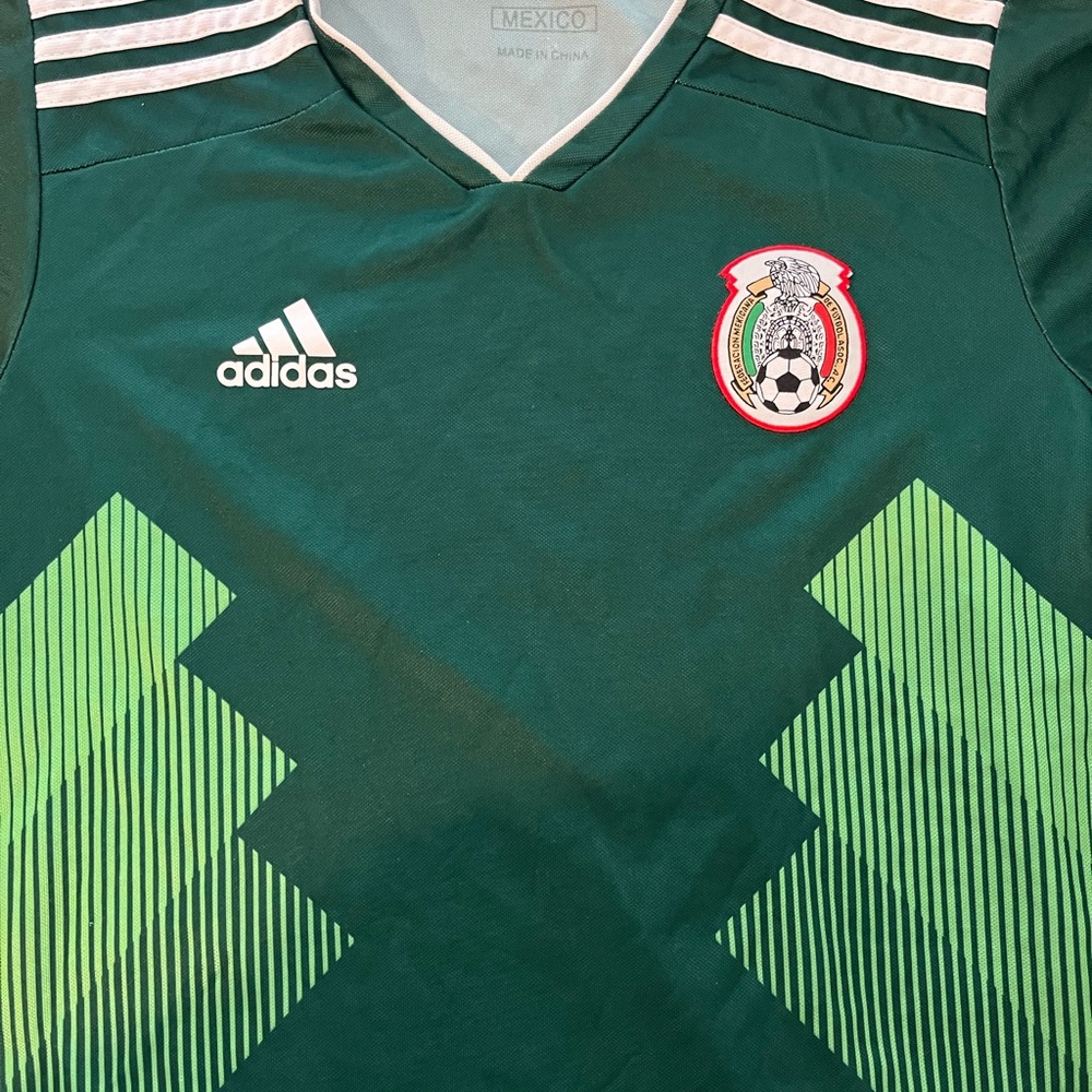 Adidas Kids Dark Green Soccer Jersey